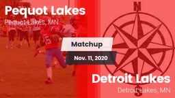 Matchup: Pequot Lakes High vs. Detroit Lakes  2020