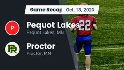 Recap: Pequot Lakes  vs. Proctor  2023