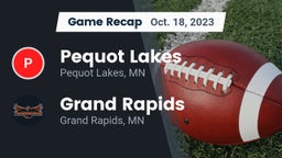 Recap: Pequot Lakes  vs. Grand Rapids  2023