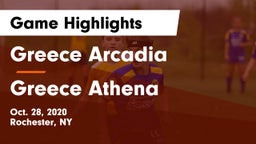 Greece Arcadia  vs Greece Athena  Game Highlights - Oct. 28, 2020