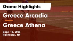 Greece Arcadia  vs Greece Athena  Game Highlights - Sept. 13, 2023
