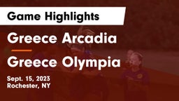 Greece Arcadia  vs Greece Olympia  Game Highlights - Sept. 15, 2023