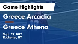 Greece Arcadia  vs Greece Athena  Game Highlights - Sept. 23, 2022