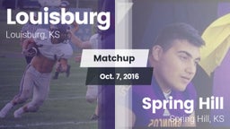 Matchup: Louisburg High vs. Spring Hill  2016