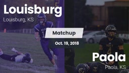 Matchup: Louisburg High vs. Paola  2018