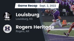 Recap: Louisburg  vs. Rogers Heritage  2022