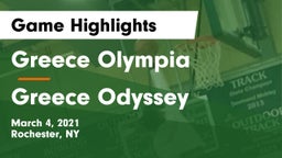 Greece Olympia  vs Greece Odyssey  Game Highlights - March 4, 2021