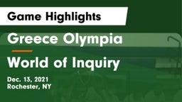 Greece Olympia  vs World of Inquiry Game Highlights - Dec. 13, 2021