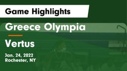 Greece Olympia  vs Vertus  Game Highlights - Jan. 24, 2022
