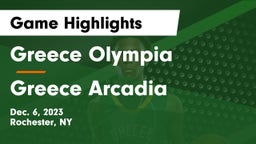 Greece Olympia  vs Greece Arcadia  Game Highlights - Dec. 6, 2023