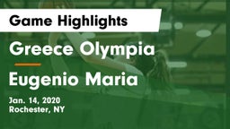 Greece Olympia  vs Eugenio Maria Game Highlights - Jan. 14, 2020