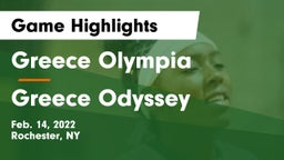 Greece Olympia  vs Greece Odyssey  Game Highlights - Feb. 14, 2022