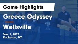 Greece Odyssey  vs Wellsville Game Highlights - Jan. 5, 2019