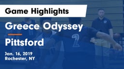 Greece Odyssey  vs Pittsford Game Highlights - Jan. 16, 2019