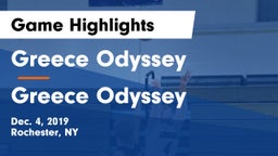 Greece Odyssey  vs Greece Odyssey  Game Highlights - Dec. 4, 2019