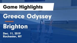 Greece Odyssey  vs Brighton  Game Highlights - Dec. 11, 2019