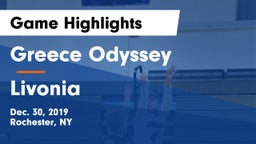 Greece Odyssey  vs Livonia  Game Highlights - Dec. 30, 2019