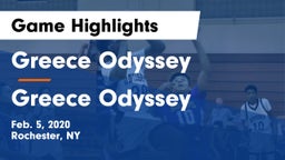Greece Odyssey  vs Greece Odyssey  Game Highlights - Feb. 5, 2020