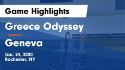 Greece Odyssey  vs Geneva  Game Highlights - Jan. 24, 2020