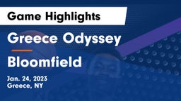 Greece Odyssey  vs Bloomfield Game Highlights - Jan. 24, 2023