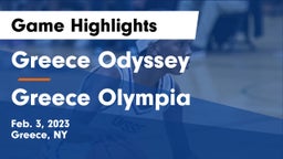 Greece Odyssey  vs Greece Olympia  Game Highlights - Feb. 3, 2023