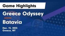 Greece Odyssey  vs Batavia Game Highlights - Dec. 15, 2023
