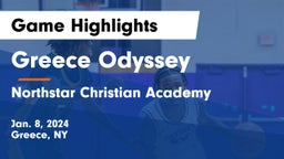 Greece Odyssey  vs Northstar Christian Academy Game Highlights - Jan. 8, 2024