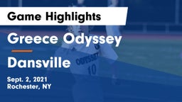 Greece Odyssey  vs Dansville  Game Highlights - Sept. 2, 2021