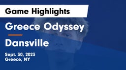 Greece Odyssey  vs Dansville  Game Highlights - Sept. 30, 2023