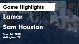 Lamar  vs Sam Houston  Game Highlights - Jan. 24, 2020
