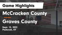 McCracken County  vs Graves County  Game Highlights - Sept. 13, 2022
