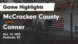 McCracken County  vs Conner  Game Highlights - Oct. 14, 2023