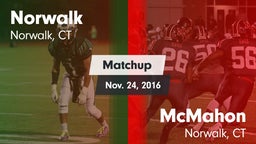 Matchup: Norwalk  vs. McMahon  2015