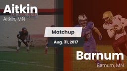 Matchup: Aitkin  vs. Barnum  2017