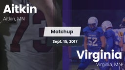 Matchup: Aitkin  vs. Virginia  2017