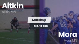 Matchup: Aitkin  vs. Mora  2017