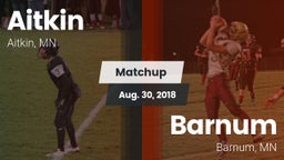 Matchup: Aitkin  vs. Barnum  2018