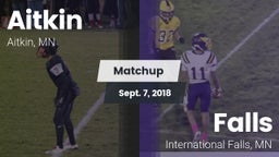 Matchup: Aitkin  vs. Falls  2018