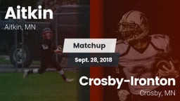 Matchup: Aitkin  vs. Crosby-Ironton  2018