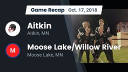 Recap: Aitkin  vs. Moose Lake/Willow River  2018