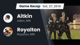 Recap: Aitkin  vs. Royalton  2018