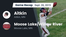 Recap: Aitkin  vs. Moose Lake/Willow River  2019