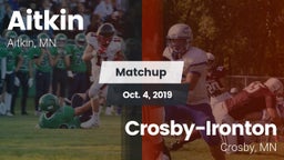 Matchup: Aitkin  vs. Crosby-Ironton  2019