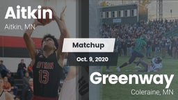 Matchup: Aitkin  vs. Greenway  2020