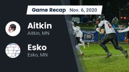 Recap: Aitkin  vs. Esko  2020