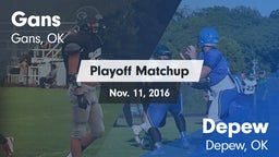 Matchup: Gans  vs. Depew  2016