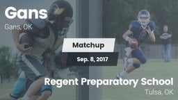 Matchup: Gans  vs. Regent Preparatory School  2017