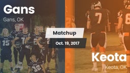 Matchup: Gans  vs. Keota  2017