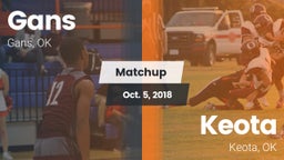 Matchup: Gans  vs. Keota  2018