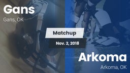 Matchup: Gans  vs. Arkoma  2018